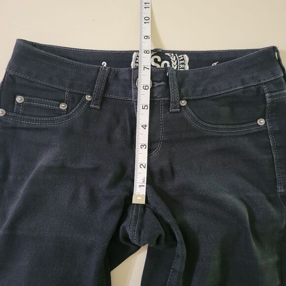 So Women's Black Skinny Denim Jeggings - Picture 7 of 13